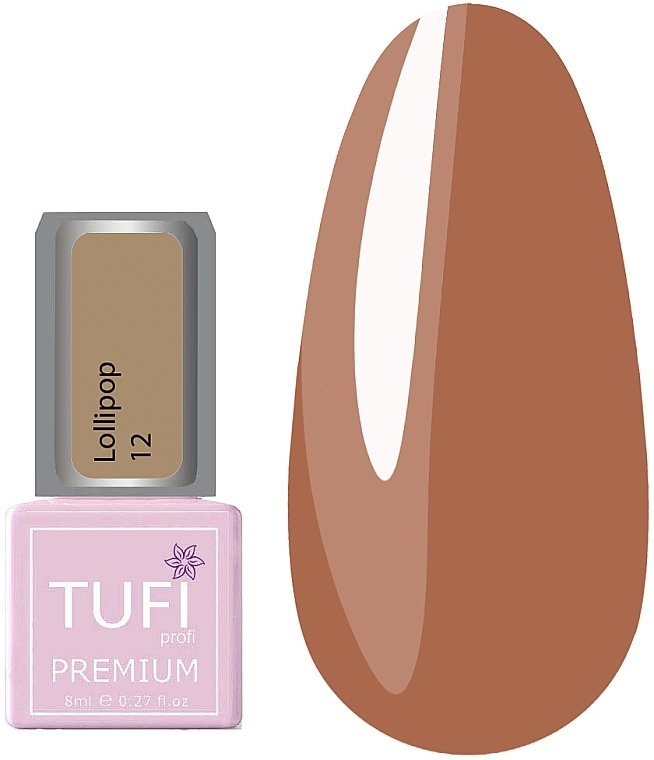 Żelowy lakier do paznokci - Tufi Profi Premium Lollipop — Zdjęcie N2