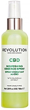 Spray do twarzy z ekstraktem z nagietka - Revolution Skincare CBD Nourishing Essence Spray — Zdjęcie N1