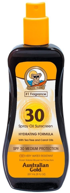 Przeciwsłoneczny spray nawilżający SPF 30 - Australian Gold Spray Oil Hydrating Formula SPF30 — Zdjęcie N1