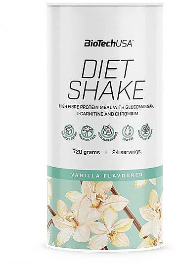 Koktajl proteinowy Wanilia - BioTechUSA Diet Shake Vanilla Hight Fiber Protein Meal — Zdjęcie N1