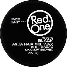 Kup Wosk do włosów na bazie wody - Red One Aqua Hair Gel Wax Full Force Black