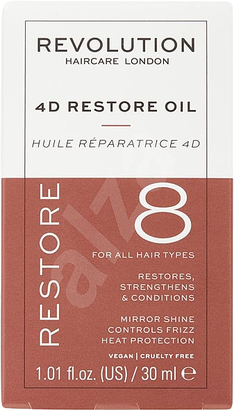 Olejek do włosów - Revolution Haircare 8 4D Restore Oil — Zdjęcie N2