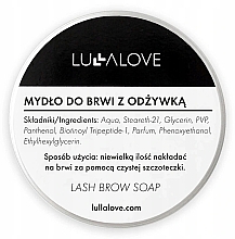 Kup Mydło do brwi z odżywką - Lullalove Eyebrow Soap With Conditioner
