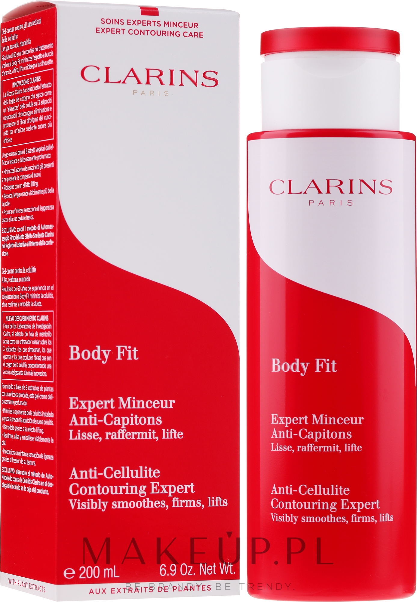 Antycellulitowy krem liftingujący do ciała - Clarins Body Fit Anti-Cellulite Contouring Expert — Zdjęcie 200 ml
