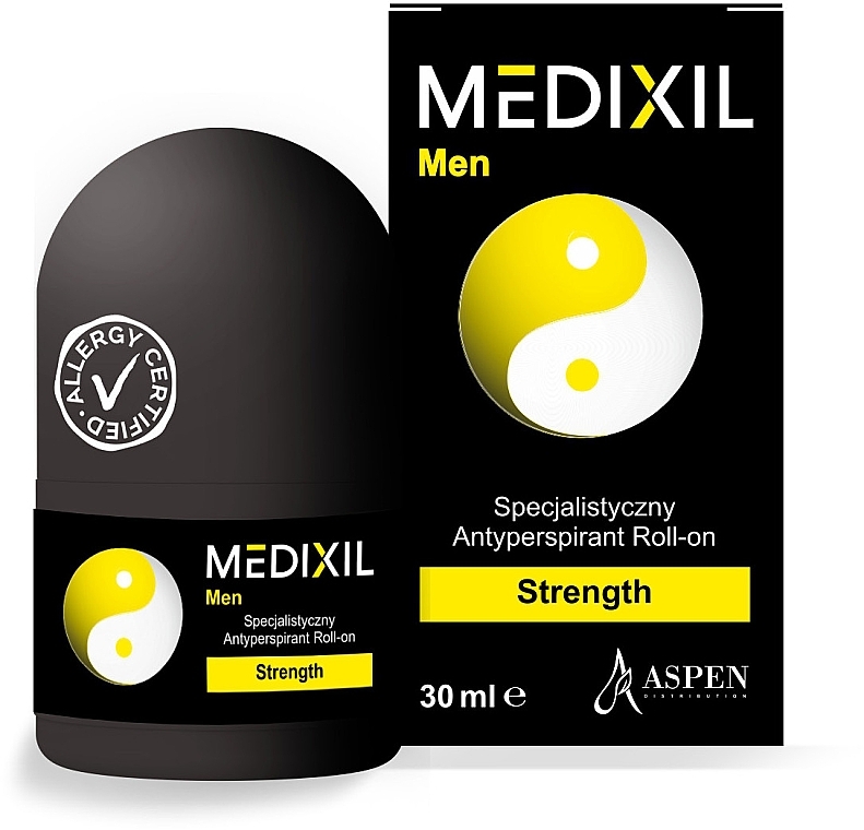 Antyperspirant dla mężczyzn - Medixil Men Strenght Antyperspirant Roll-On — Zdjęcie N1