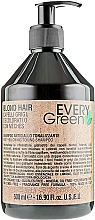 Łagodny szampon przeciw żółtym tonom do włosów suchych z aminokwasami - Dikson Every Green Anti-Yellowing Toning Shampoo — Zdjęcie N1