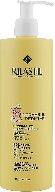 Żel do mycia włosów i ciała dla niemowląt - Rilastil Dermastil Pediatric Body-Hair Cleanser — Zdjęcie N3