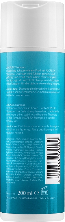 Oczyszczający szampon do włosów - Alcina A/C Plex Shampoo — Zdjęcie N2