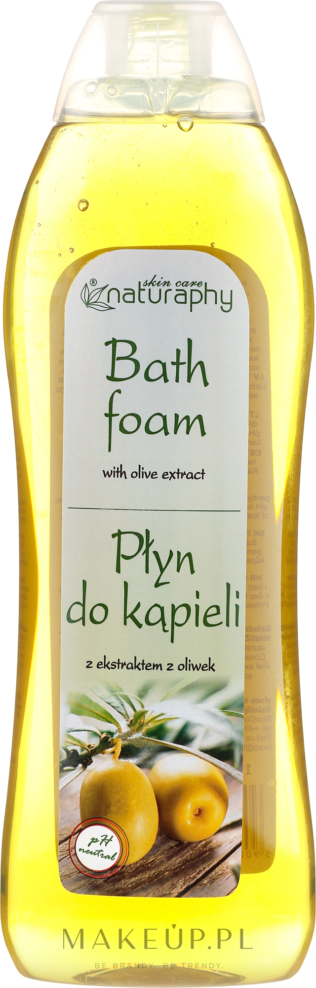 Płyn do kąpieli z ekstraktem z oliwek - Naturaphy Bath Foam — Zdjęcie 1000 ml