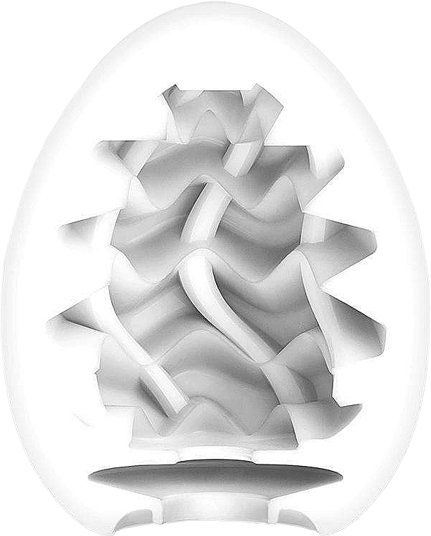 Jednorazowy intymny masażer Jajko - Tenga Egg Wavy ll — Zdjęcie N2