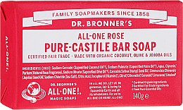 Kup Mydło w kostce Róża - Dr Bronner’s Pure Castile Bar Soap Rose