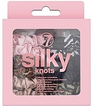 Zestaw gumek do włosów, 12 szt. - W7 Mini Silky Knots — Zdjęcie N1