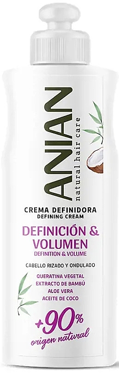 Krem do włosów kręconych - Anian Definition & Volume Defining Cream — Zdjęcie N1