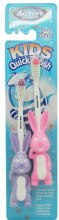 Kup Szczoteczki do zębów dla dzieci 3–6 lat, króliczki, fioletowa + różowa - Beauty Formulas Kids Quick Brush