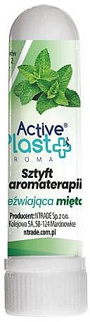 Sztyft do aromaterapii Orzeźwiająca mięta - Ntrade Active Plast Aroma — Zdjęcie N1