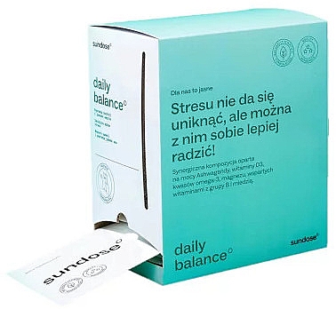 Suplement diety redukujący stres, pomarańczowy - Sundose Daily Balance Stress Suplement Diety — Zdjęcie N1