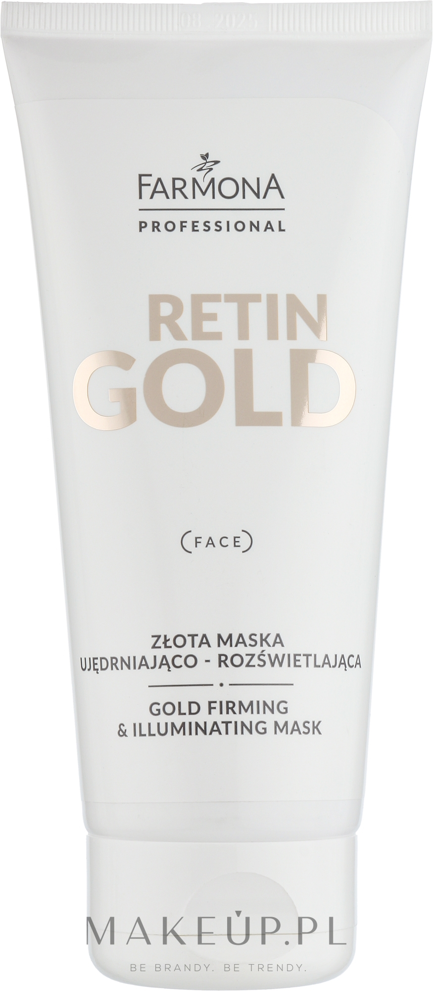 Złota maska ujędrniająco-rozświetlająca - Farmona Professional Retin Gold — Zdjęcie 200 ml
