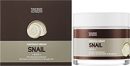 Krem do twarzy z ampułką ślimaka - Tenzero Rich Snail Ampoule Cream — Zdjęcie N2