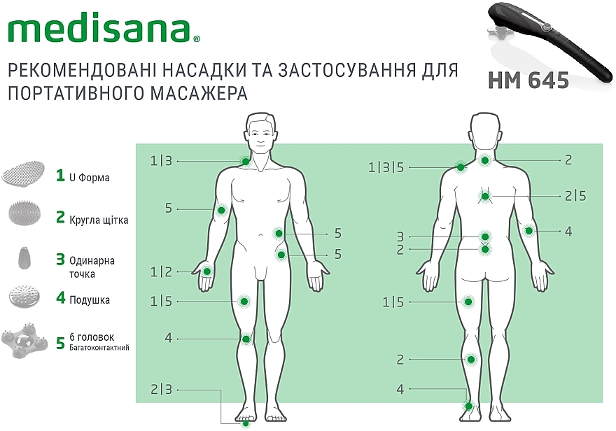Ręczny masażer wibracyjny HM 645 - Medisana Hand Massager — Zdjęcie N5