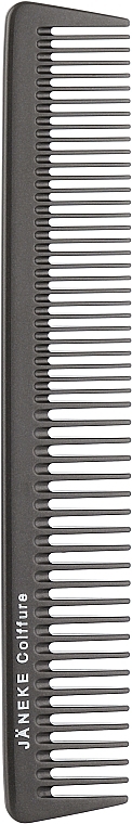 Grzebień do włosów, czarny - Janeke Polycarbonate Cutting Comb 814 — Zdjęcie N1