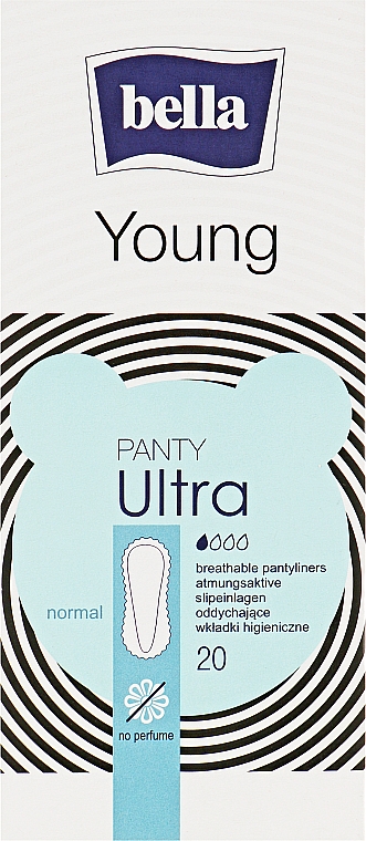 Wkładki higieniczne Panty Ultra Young, 20 szt. - Bella