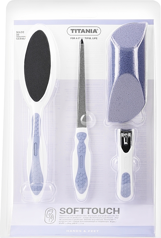 Zestaw do manicure - Titania Softtouch Manicure & Pedicure Set — Zdjęcie N1