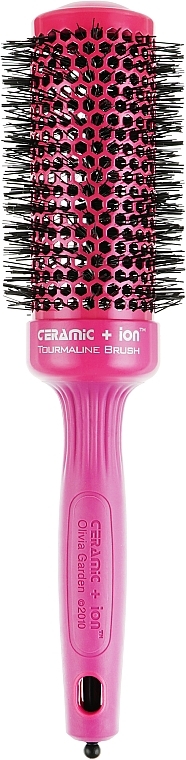 Termoszczotka do włosów 45 mm, różowa - Olivia Garden Ceramic+Ion Thermal Brush Pink d 45 — Zdjęcie N1