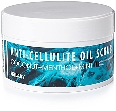 Chłodzący peeling antycellulitowy do ciała - Hillary Anti-Cellulite Oil Scrub — Zdjęcie N2