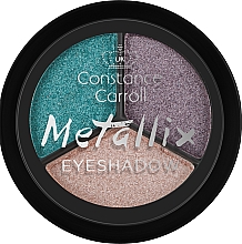 Potrójny metaliczny cień do powiek - Constance Carroll Metallix Trio Eyeshadow — Zdjęcie N2