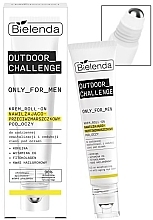 Nawilżający krem ​​przeciwzmarszczkowy pod oczy - Bielenda Only For Men Outdoor Challenge Roll-On Moisturizing And Anti-Wrinkle Eye Cream — Zdjęcie N1