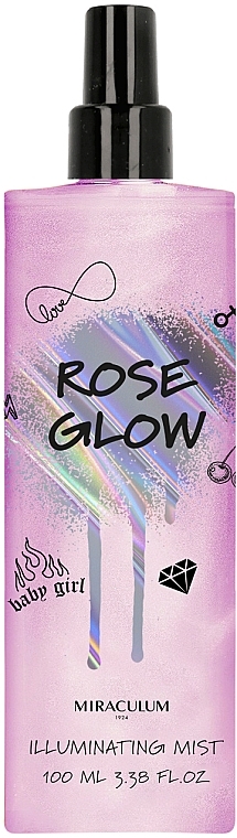 Rozświetlająca mgiełka do twarzy i ciała - Miraculum Rose Glow