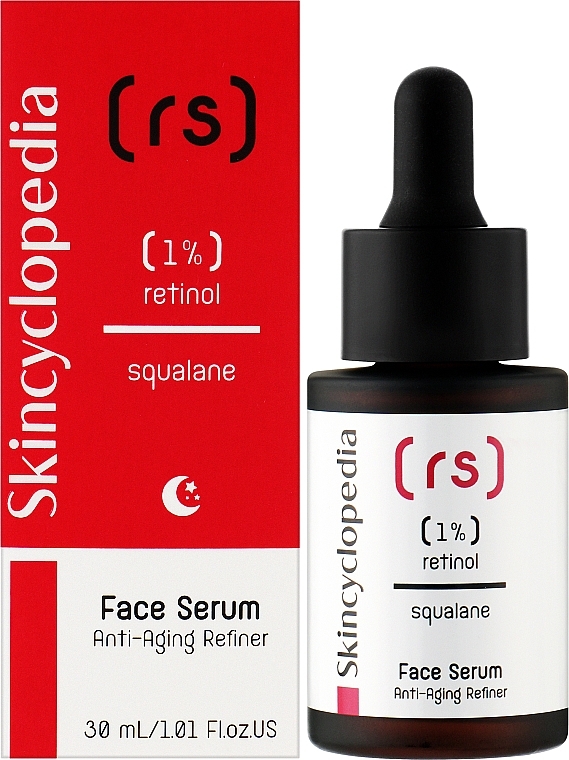 Serum przeciwstarzeniowe do twarzy z retinolem i skwalanem - Skincyclopedia Retinol & Squalane Anti-Aging Facial Serum — Zdjęcie N2