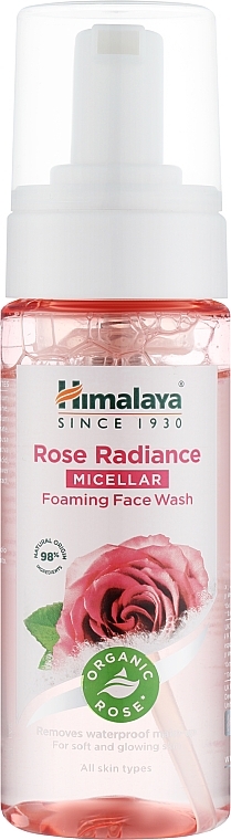 Micelarna pianka do mycia twarzy Róża - Himalaya Herbals Rose Radiance Micellar Foaming Face Wash — Zdjęcie N1
