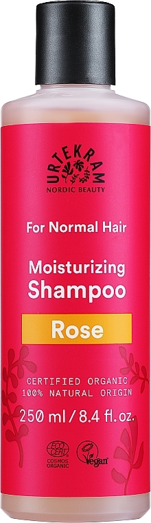 Organiczny szampon do włosów normalnych Róża - Urtekram Rose Shampoo Normal Hair