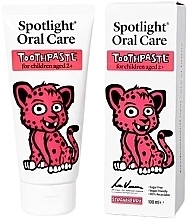 Pasta do zębów dla dzieci Gepard o smaku truskawkowym - Spotlight Oral Care Kids Strawberry Cheetah Toothpaste — Zdjęcie N1