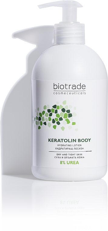 Nawilżający balsam do ciała z 8% mocznikiem o działaniu zmiękczającym - Biotrade Keratolin Body Hydrating Lotion — Zdjęcie N1
