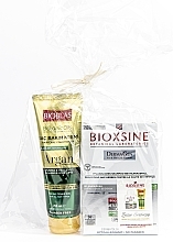 Zestaw wzmacniający włosy - Biota Bioxsine Bioblas DermaGen White (shm/300ml + cond/250ml) — Zdjęcie N1