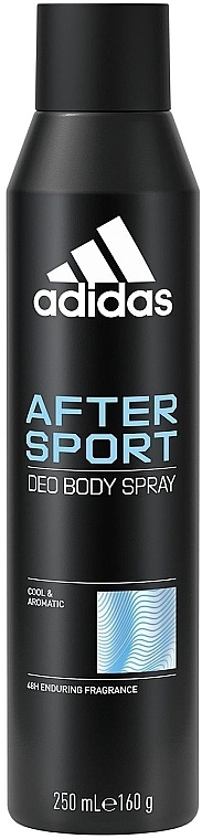Dezodorant w sprayu dla mężczyzn - Adidas After Sport Cool & Aromatic Deo Body Spray — Zdjęcie N1