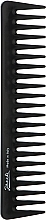 Grzebień do aplikacji żelu na włosy, 11x5 cm, czarny - Janeke Professional Gel Application Comb — Zdjęcie N1