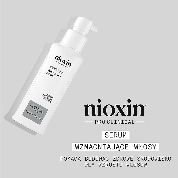 Serum nawilżające do włosów cienkich - Nioxin Density Defend Hair Booster Serum — Zdjęcie N2