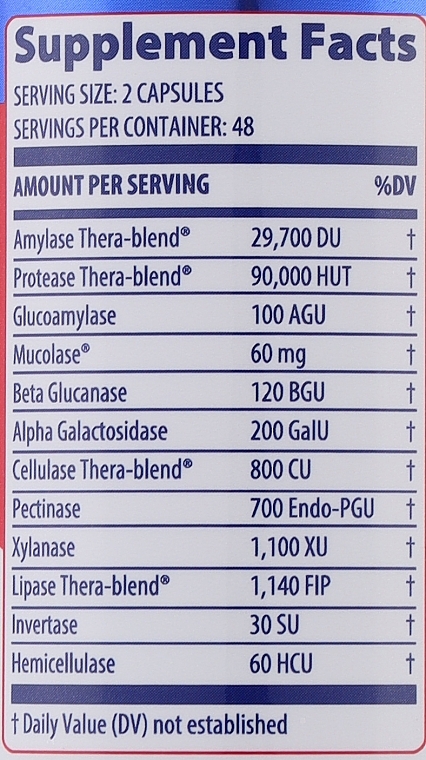 Suplement diety Enzymy proteolityczne - Enzymedica MucoStop — Zdjęcie N2