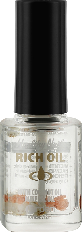 Olejek do skórek Kokos Nr 168 - Jerden Healthy Nails Rich Oil — Zdjęcie N1