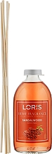 Dyfuzor zapachowy Drzewo sandałowe - Loris Parfum Home Fragrance Reed Diffuser — Zdjęcie N2
