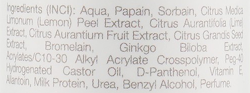 Fluid do ciała hamujący porost włosów - Elenis Hydro-Fluid Papain+Citrus — Zdjęcie N5