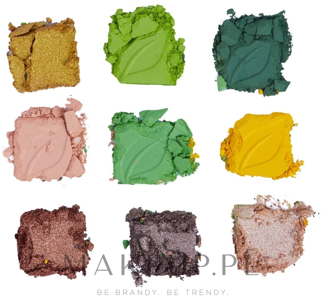 Paleta cieni do powiek - Makeup Revolution Artist Collection Ultimate Neon Palette — Zdjęcie Green Haze