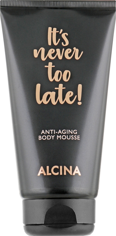 Przeciwstarzeniowy mus nawilżający do ciała - Alcina It’s Never Too Late Anti-Aging Body Mousse — Zdjęcie N1