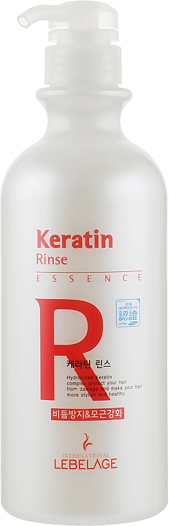 Odżywka do włosów z keratyną - Lebelage Keratin Rinse