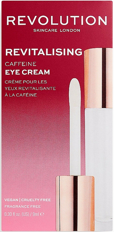 Krem pod oczy z kofeiną - Revolution Skincare Revitalising Caffeine Eye Cream — Zdjęcie N3