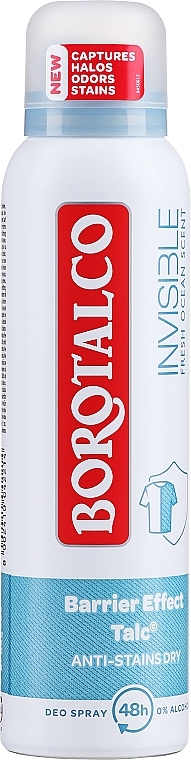 Dezodorant w sprayu - Borotalco White Invisible Deo Spray — Zdjęcie N1