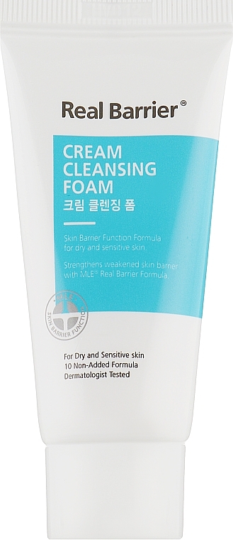 Pianka do mycia twarzy - Real Barrier Cream Cleansing Foam